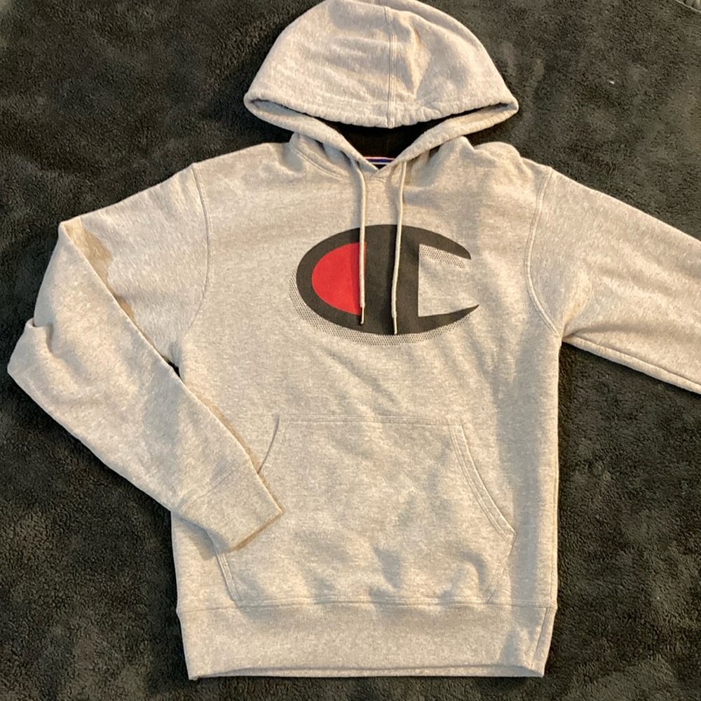 Champion Hooded Sweater Mens Small  Casual Athletic Hoodie Streetwear Basics